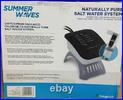 Summer Waves P5E000400 Salt Water System for Above Ground Pools
