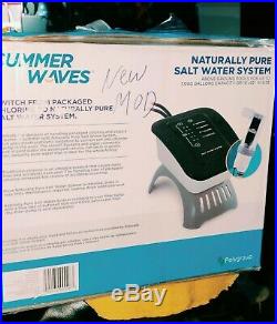 Summer Waves Salt Water Pool System for Above Ground Pools