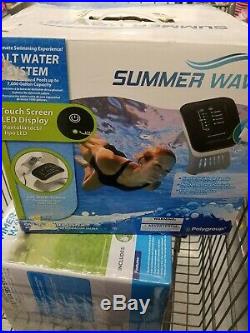 Summer Waves Salt Water System Above Ground Pools Touch Display TRUSTED SELLER