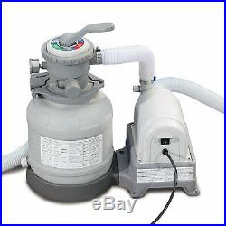 Summer Waves Swimming Pool Sand Electric Filter Pump GFCI Filtration Outdoor