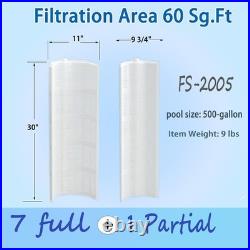 Swimara FS-2004 48 Sq Ft DE Grid Pool Filter Replace Set Unicel FS-2004