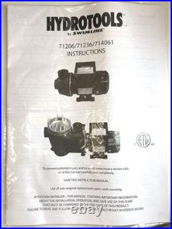 Swimline 2400 GPH 14 in 0.5 HP High Quality Pool Sand Filter Pump Combo 71405 Swimline 2400 GPH 14 in 0.5 HP High Quality Pool Sand Filter Pump Combo 71405