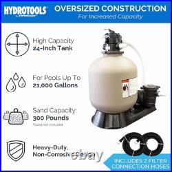 Swimline Above Ground Pool Sand Filter System with Single Speed Pump Choose size