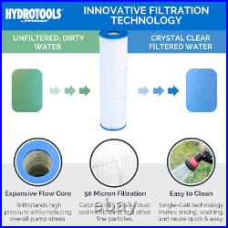 Swimline HYDROTOOLS 50 Sq Ft Cartridge Pool Filter System for Above Ground Pools Swimline HYDROTOOLS 50 Sq Ft Cartridge Pool Filter System for Above Ground Pools