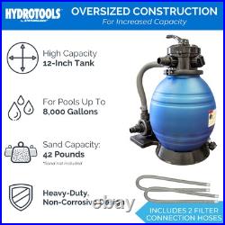 Swimline HydroTools 12 In. Above Ground Pool Sand Filter Pump (Open Box) Swimline HydroTools 12 In. Above Ground Pool Sand Filter Pump (Open Box)
