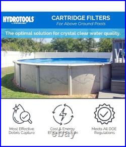 Swimline HydroTools 70 Sq Ft Sure Flo Cartridge Pool Filter Tank and Elements Swimline HydroTools 70 Sq Ft Sure Flo Cartridge Pool Filter Tank and Elements