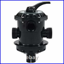 Swimming Pool Multiport Valve for Sand Filter ABS 1.5 6-way Top Mount 6 Valve