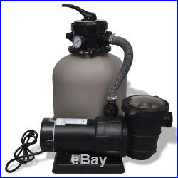 Swimming Pool SPA Sand Filter with Pool Pump Filters Durable 1' 2'' 4500GPH