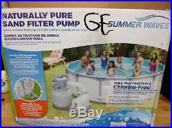 Swimming Pool Sand Filter Pump up to 7,000 gallon capacity above ground pools
