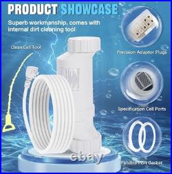 T-15 Pool Salt Turbo Cell-15 Chlorinator Generator 40,000 Gallon Hayward T-15 Pool Salt Turbo Cell-15 Chlorinator Generator 40,000 Gallon Hayward