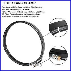 Tension Control Clamp Kit 190003 Replacement Pool and Spa Filter Fit For Pentair