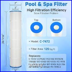 Tepofil CCP520 Pool Filter Cartridges Pleatco PCC130 Unicel C-7472 4 PACK