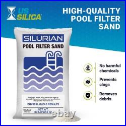 U. S. Silica 4 Pack SILURIAN 20 Grade Pool Filter Sand for Optimal Filtration