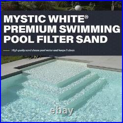 U. S. Silica 50 Pound Mystic White II Swimming Pool Filter Sand, White, 3 Pack