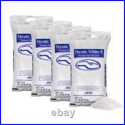 U. S. Silica 50 Pound Mystic White II Swimming Pool Filter Sand, White (4 Pack)
