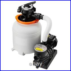 Uimoso 12 Sand Filter Pump with Timer, 3000 GPH, 0.5 HP for Above-Ground Pools