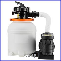 Uimoso 12 Sand Filter Pump with Timer, 3000 GPH, 0.5 HP for Above-Ground Pools