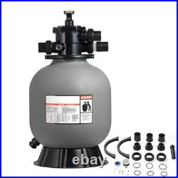 Uimoso 18-Inch Sand Filter with 7-Way Valve for Above/Inground Pools