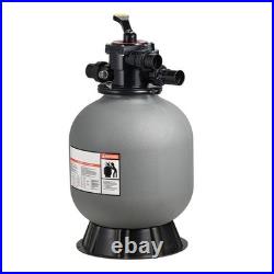 Uimoso 18-Inch Sand Filter with 7-Way Valve for Above/Inground Pools