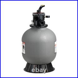 Uimoso 18-Inch Sand Filter with 7-Way Valve for Above/Inground Pools