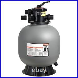 Uimoso 20-Inch Sand Filter with 7-Way Valve for Pools