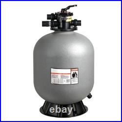 Uimoso 24-Inch Sand Filter with 7-Way Valve for Above/Inground Pools