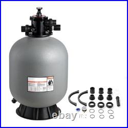 Uimoso 24-Inch Sand Filter with 7-Way Valve for Above/Inground Pools