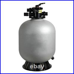 Uimoso 24-Inch Sand Filter with 7-Way Valve for Above/Inground Pools