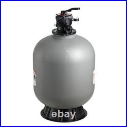 Uimoso 24-Inch Sand Filter with 7-Way Valve for Above/Inground Pools