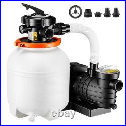 Uimoso Sand Filter Pump for Above Ground Swimming Pools 13 in 3500 GPH 0.75 HP