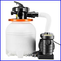 Uimoso Sand Filter Pump for Above Ground Swimming Pools 13 in 3500 GPH 0.75 HP