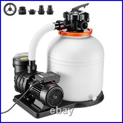 Uimoso Sand Filter Pump for Above Ground Swimming Pools 16 in 4400 GPH 0.75 HP