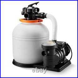 Uimoso Sand Filter Pump for Above Ground Swimming Pools 16 in 4400 GPH 0.75 HP
