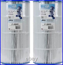 Unicel C-8600 Filter Cartridges Hayward Star Clear II C1500 CX800RE PA80 (2Pack)