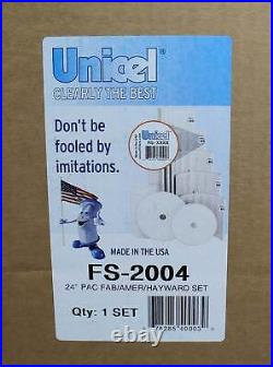 Unicel FS2004 48 Sq. Ft. Complete DE Filter Grid Set (7 full, 1 partial)
