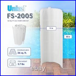 Unicel FS-2003 36 Sq Ft Vertical DE Grid Replacement Swimming Pool Filter