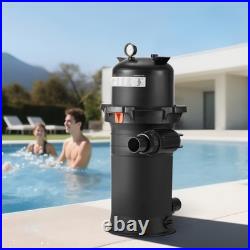 VEVOR 150 sq. Ft² Cartridge Pool Filter Valve 9000 GPH Swimming Pool Filtration