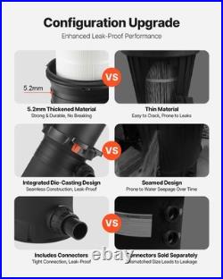 VEVOR 200 sq. Ft² Cartridge Pool Filter Valve 9000 GPH Swimming Filtration System