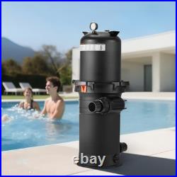 VEVOR 200 sq. Ft² Cartridge Pool Filter Valve 9000 GPH Swimming Filtration System