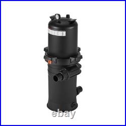 VEVOR 200 sq. Ft² Cartridge Pool Filter Valve 9000 GPH Swimming Filtration System