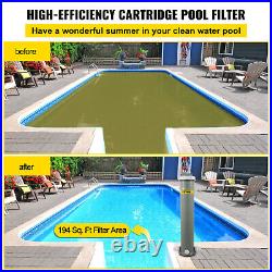 VEVOR 7925GPH Pool Cartridge Filter System Hayward Above Ground Swimming Pool