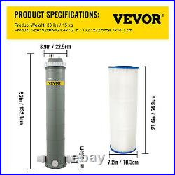 VEVOR 7925 GPH Pool Cartridge Filter Pump Durable In/Above Ground Swimming Pool
