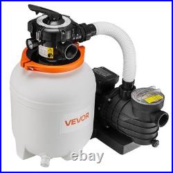 VEVOR FlashPure Sand Filter Pump for Above Ground Pool 12 3000 GPH 0.5 HP Timer