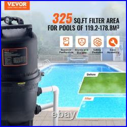 VEVOR Pool Cartridge Filter In/Above Ground Swimming Pool Filtration 325Sq. Ft VEVOR Pool Cartridge Filter In/Above Ground Swimming Pool Filtration 325Sq. Ft