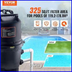 VEVOR Pool Cartridge Filter In/Above Ground Swimming Pool Filtration 325Sq. Ft VEVOR Pool Cartridge Filter In/Above Ground Swimming Pool Filtration 325Sq. Ft