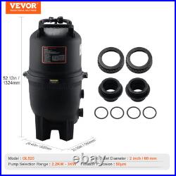VEVOR Pool Cartridge Filter In/Above Ground Swimming Pool Filtration 525Sq. Ft