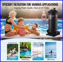 VEVOR Pool Cartridge Filter In/Above Ground Swimming Pool Filtration GL-50