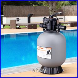 VEVOR Sand Filter 16 Above Inground Swimming Pool Sand Filter with 7-Way Valve