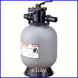 VEVOR Sand Filter 16 Above Inground Swimming Pool Sand Filter with 7-Way Valve
