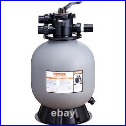 VEVOR Sand Filter 19 Above Inground Swimming Pool Sand Filter with 7-Way Valve